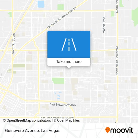 Guinevere Avenue map