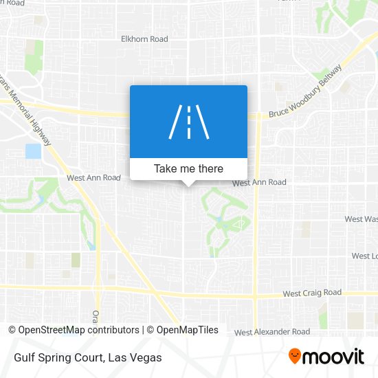 Mapa de Gulf Spring Court