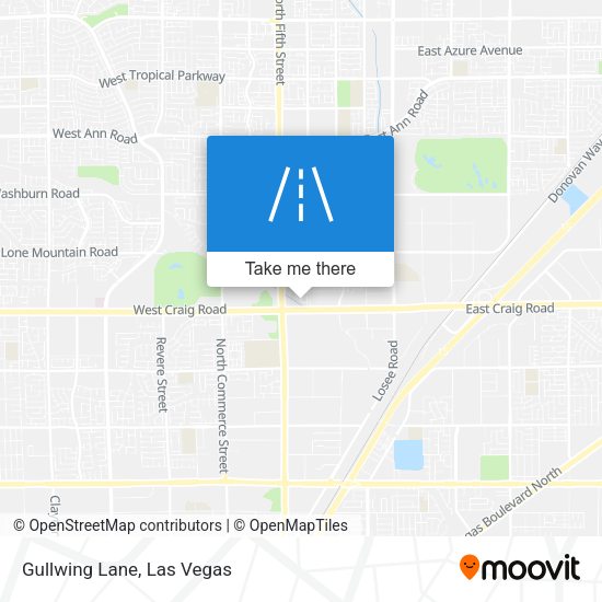 Gullwing Lane map