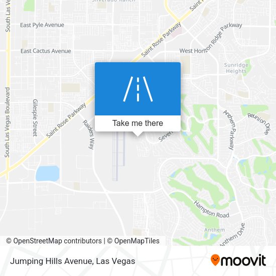 Jumping Hills Avenue map