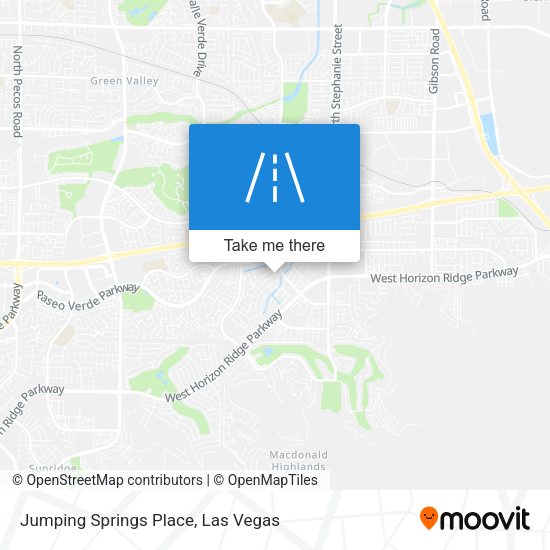 Jumping Springs Place map