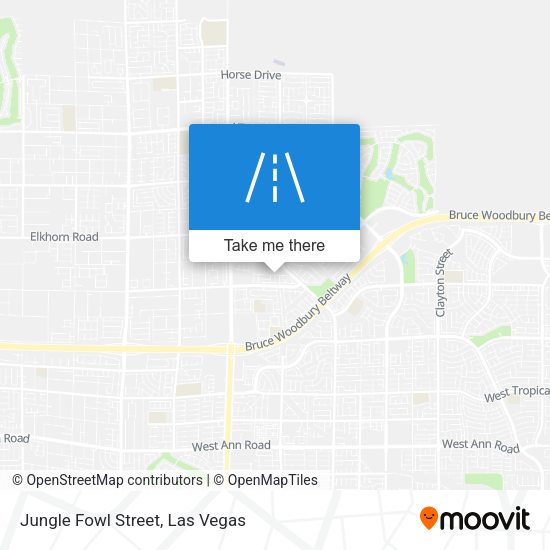 Mapa de Jungle Fowl Street