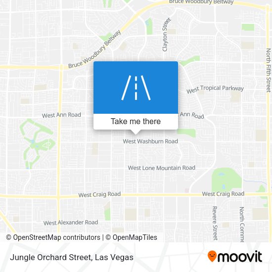 Mapa de Jungle Orchard Street