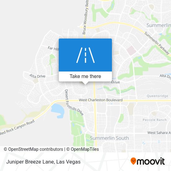 Juniper Breeze Lane map