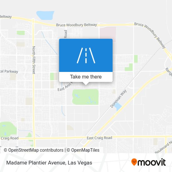 Madame Plantier Avenue map