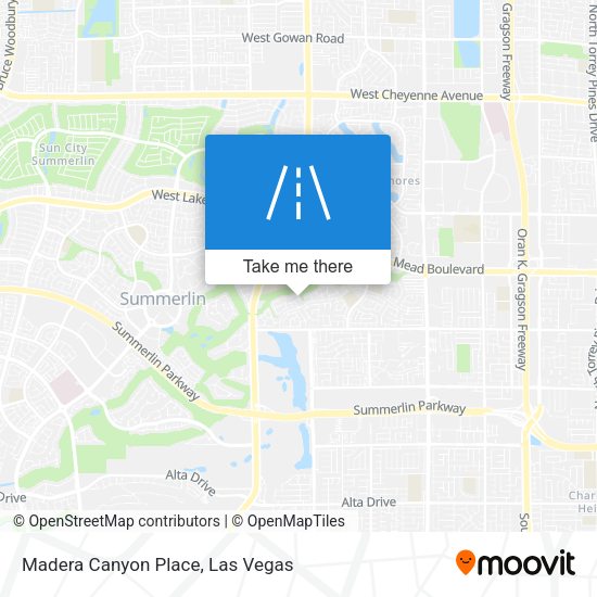 Madera Canyon Place map