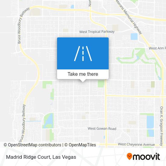 Madrid Ridge Court map
