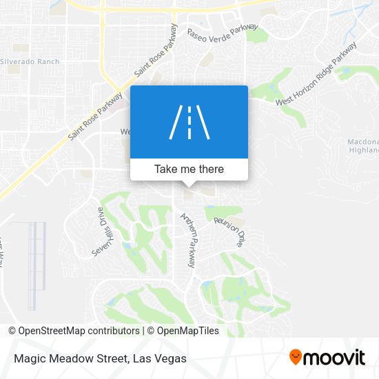 Magic Meadow Street map