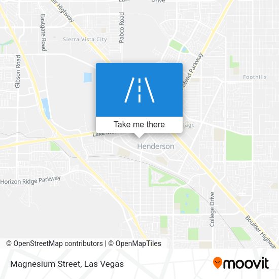 Magnesium Street map