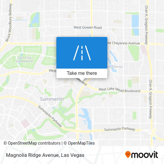 Magnolia Ridge Avenue map