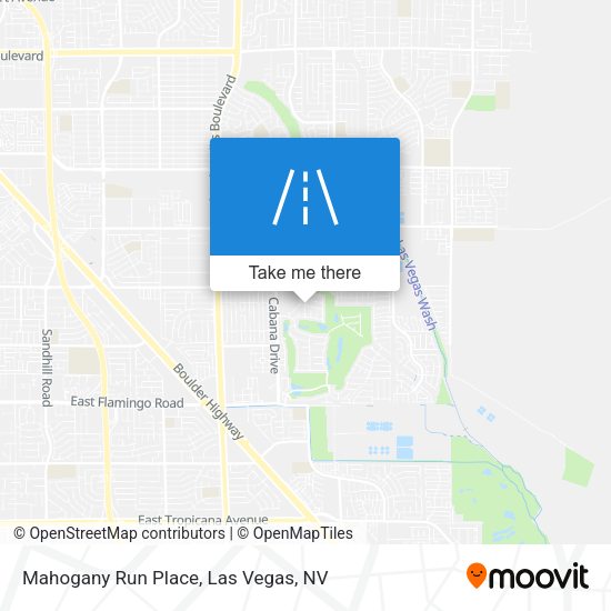 Mahogany Run Place map