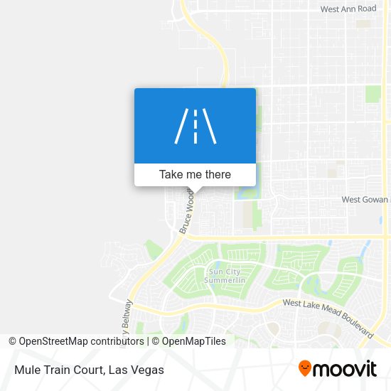 Mule Train Court map