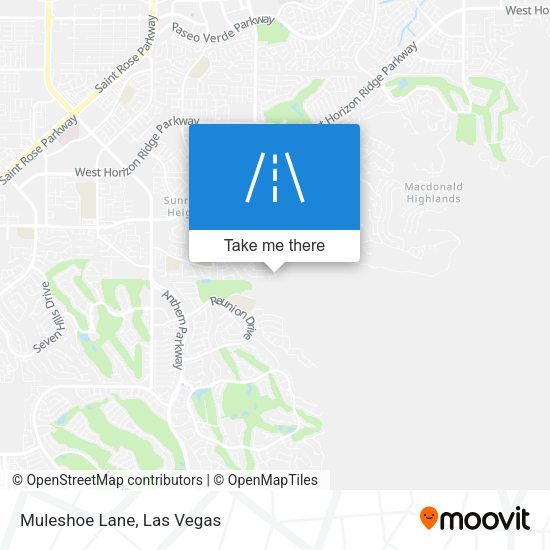 Muleshoe Lane map