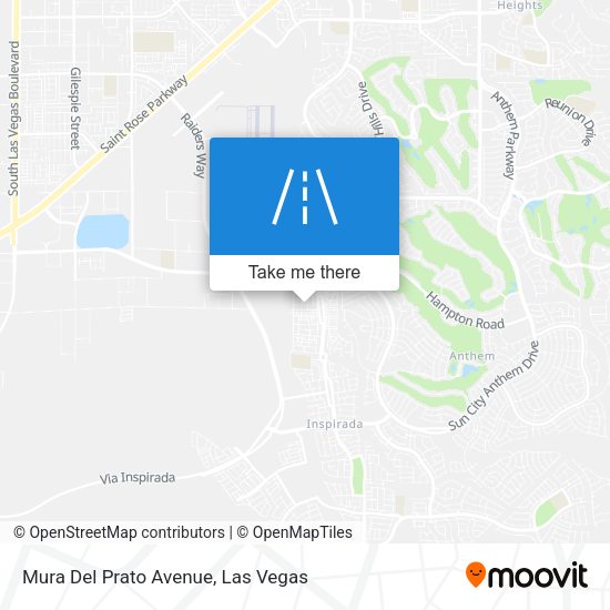 Mapa de Mura Del Prato Avenue