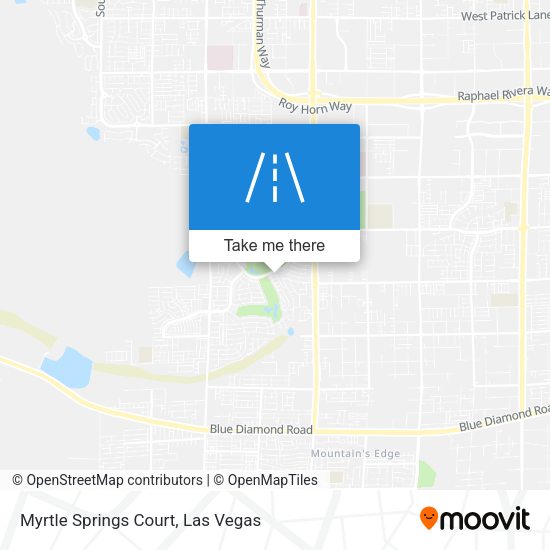 Myrtle Springs Court map