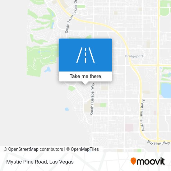 Mystic Pine Road map