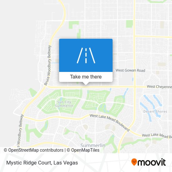 Mystic Ridge Court map