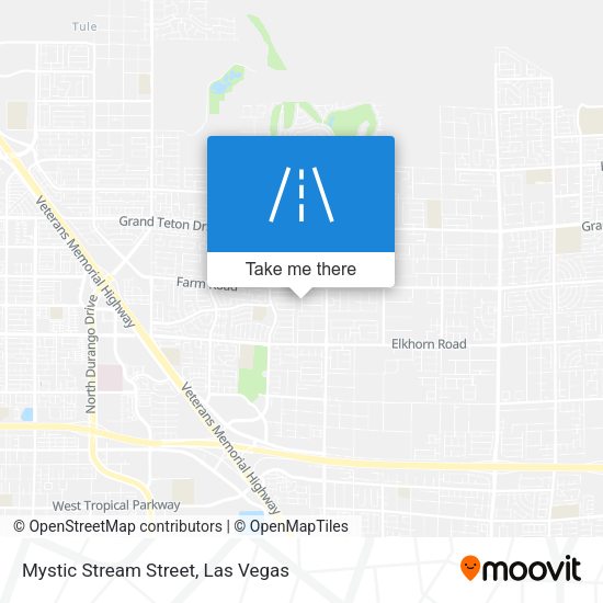 Mystic Stream Street map