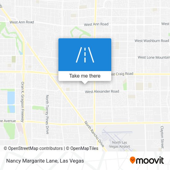 Mapa de Nancy Margarite Lane