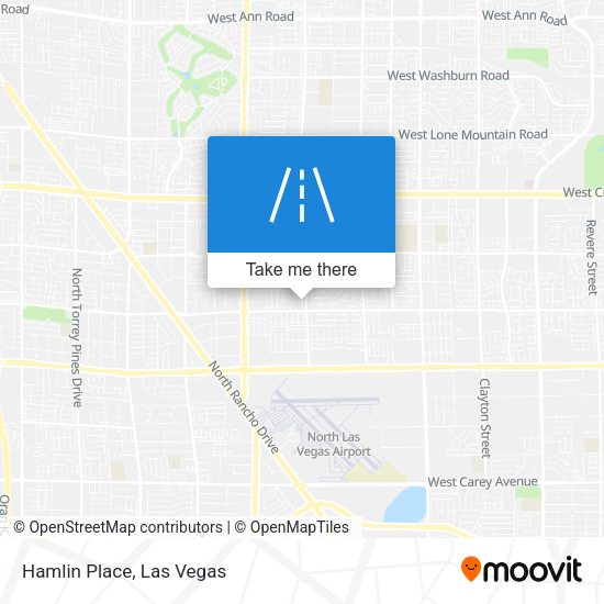 Mapa de Hamlin Place