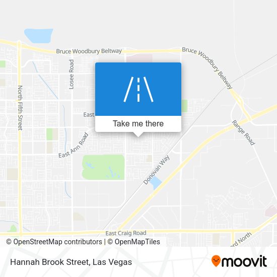 Hannah Brook Street map