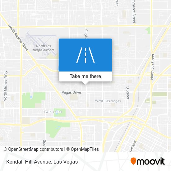 Mapa de Kendall Hill Avenue