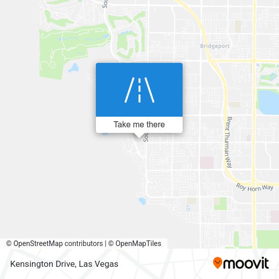 Kensington Drive map