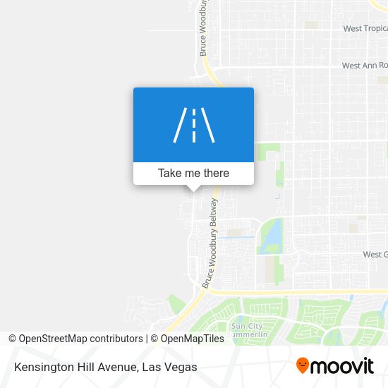 Mapa de Kensington Hill Avenue