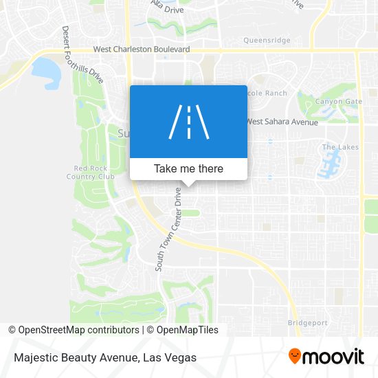 Majestic Beauty Avenue map