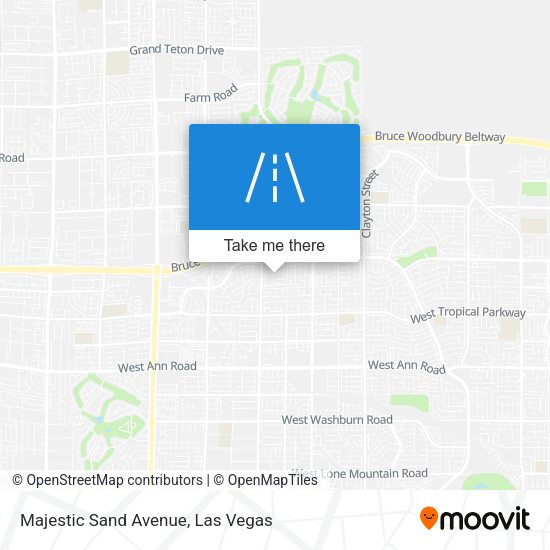 Majestic Sand Avenue map