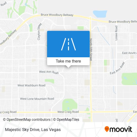 Mapa de Majestic Sky Drive