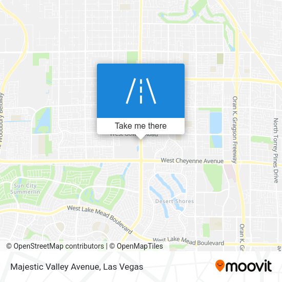 Mapa de Majestic Valley Avenue