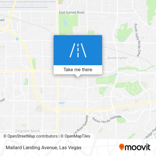 Mallard Landing Avenue map