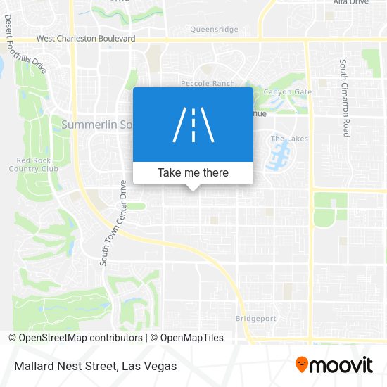 Mallard Nest Street map