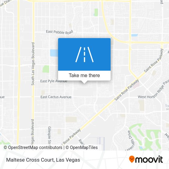 Mapa de Maltese Cross Court