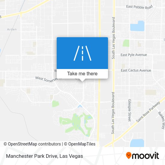 Manchester Park Drive map