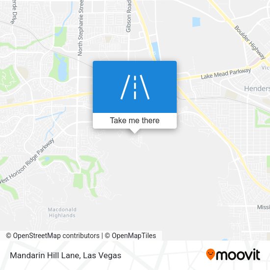Mandarin Hill Lane map