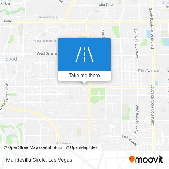 Mandevilla Circle map