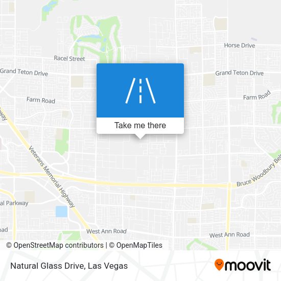 Natural Glass Drive map