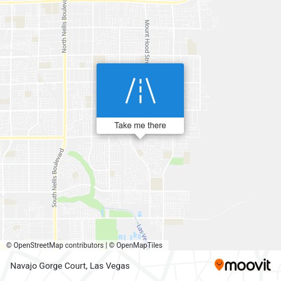 Navajo Gorge Court map