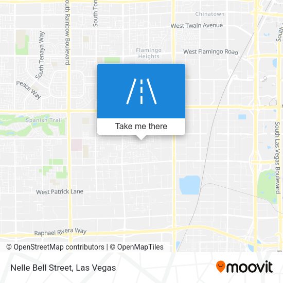 Nelle Bell Street map
