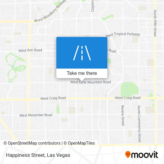 Happiness Street map