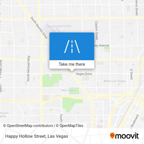 Happy Hollow Street map