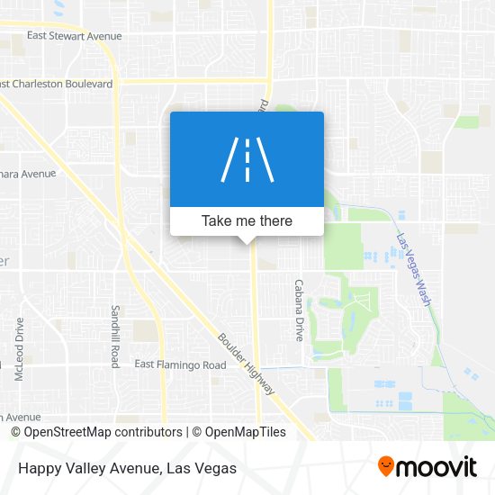 Happy Valley Avenue map