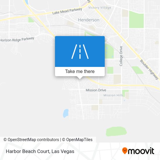 Mapa de Harbor Beach Court