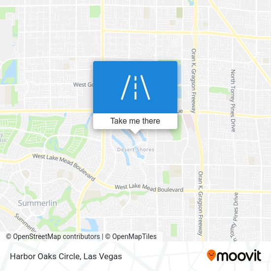 Harbor Oaks Circle map