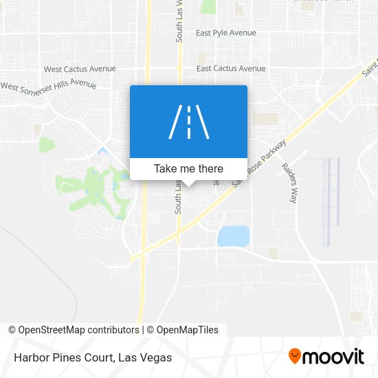 Mapa de Harbor Pines Court