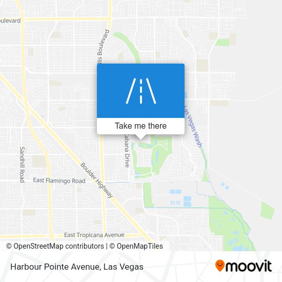Mapa de Harbour Pointe Avenue