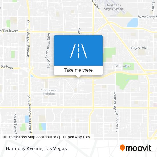 Mapa de Harmony Avenue