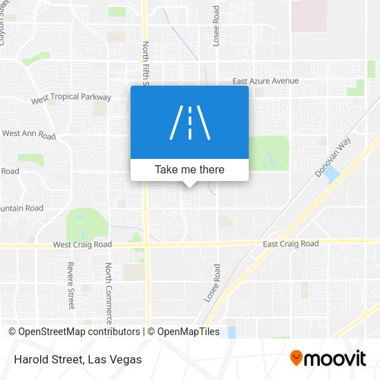 Mapa de Harold Street